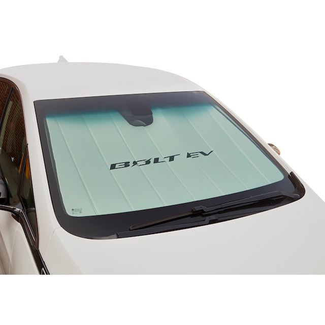 Front Sunshade Package in Gray with Bolt EV Script