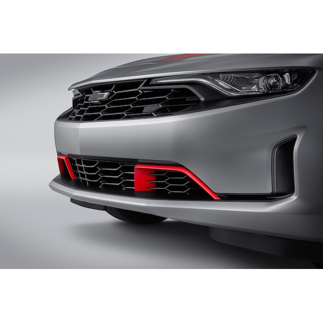 Grille in Black with Red Hot Inserts