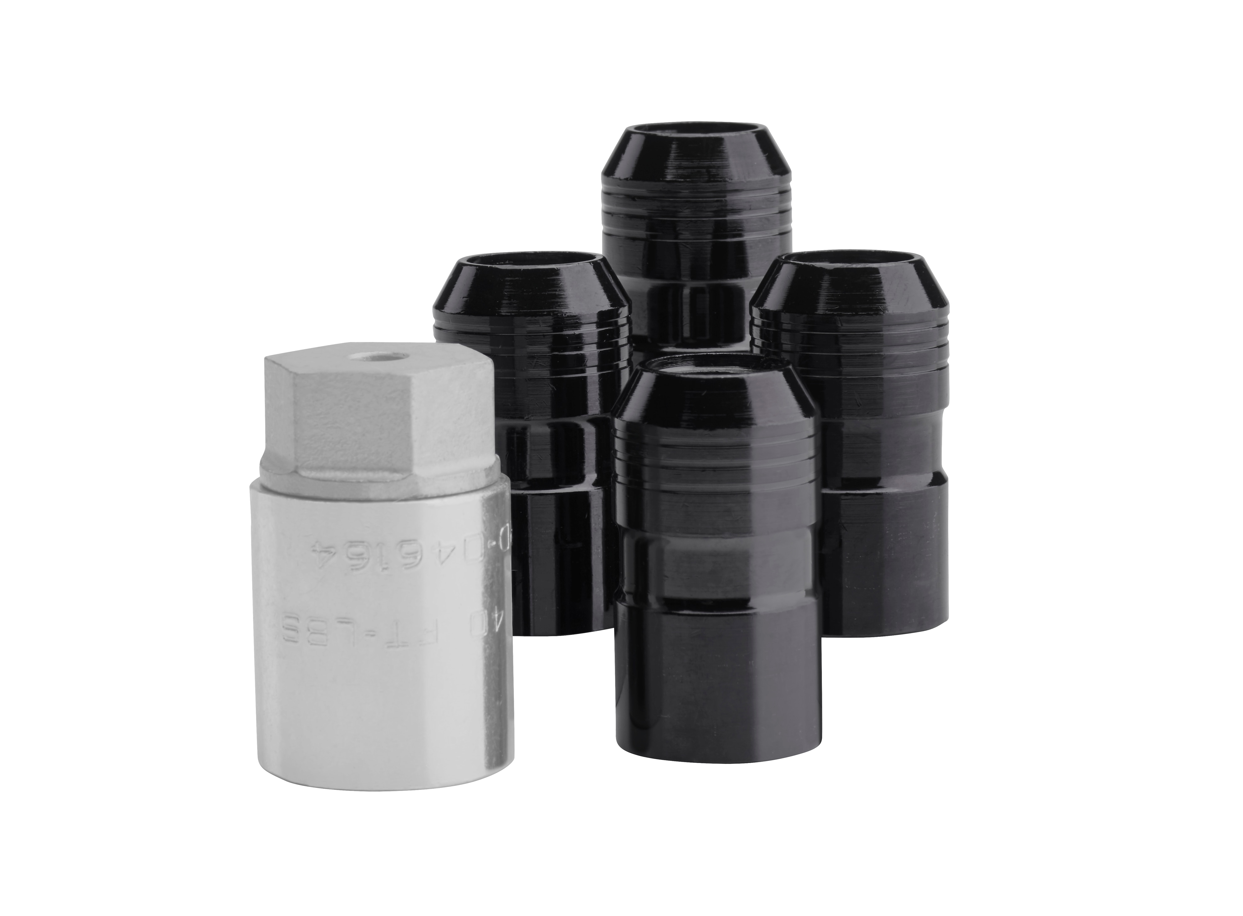 Wheel Lock Kit in Black (with One Key and Four Wheel Locks)
