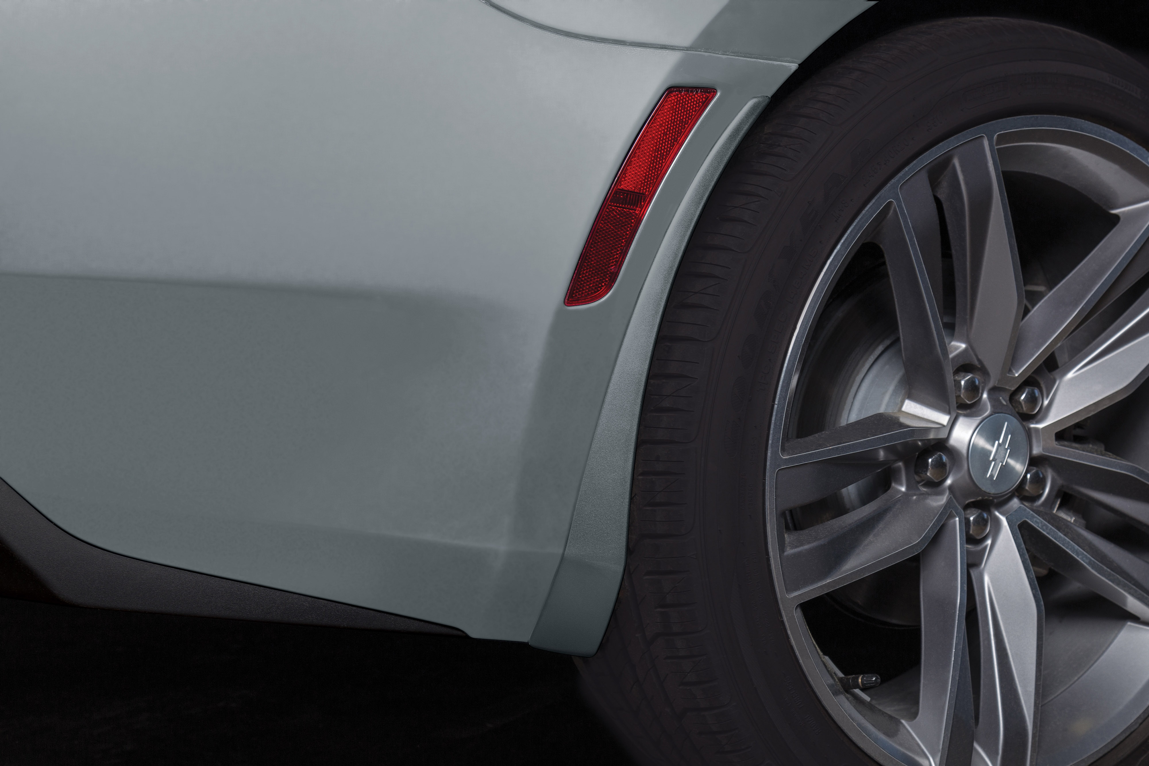 Rear Splash Guards in Satin Steel Metallic