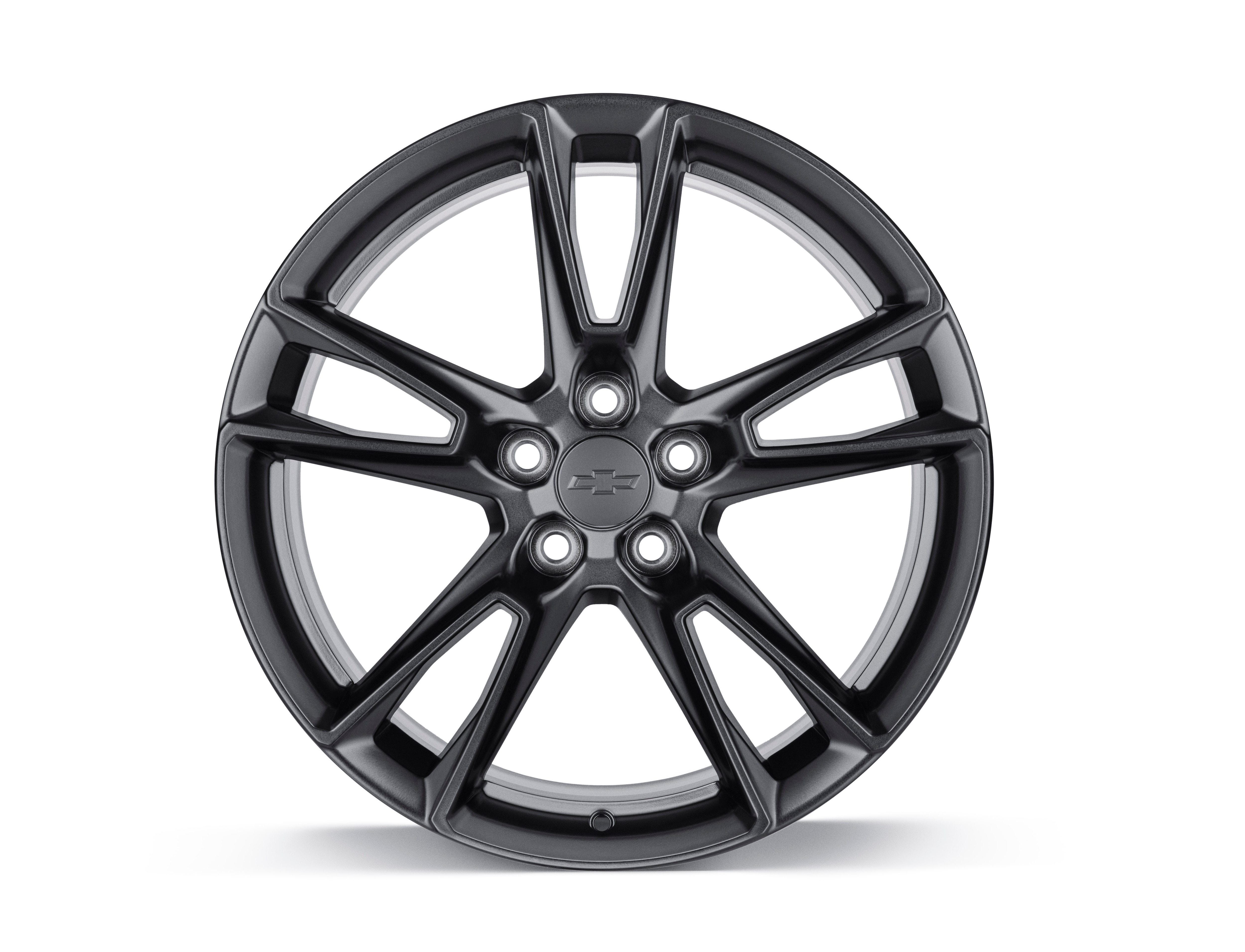 20x9.5-Inch Aluminum 5-Split-Spoke Rear Wheel in Low Gloss Black