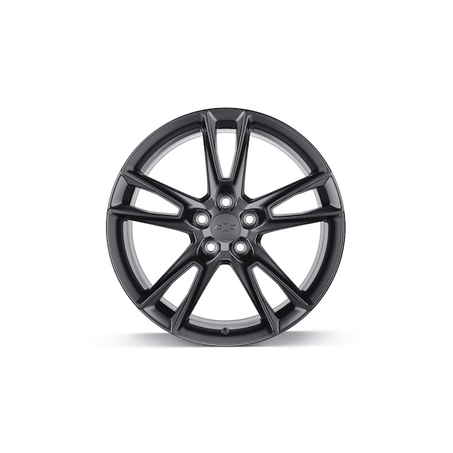 20x8.5-Inch Aluminum 5-Split-Spoke Wheel in Low Gloss Black