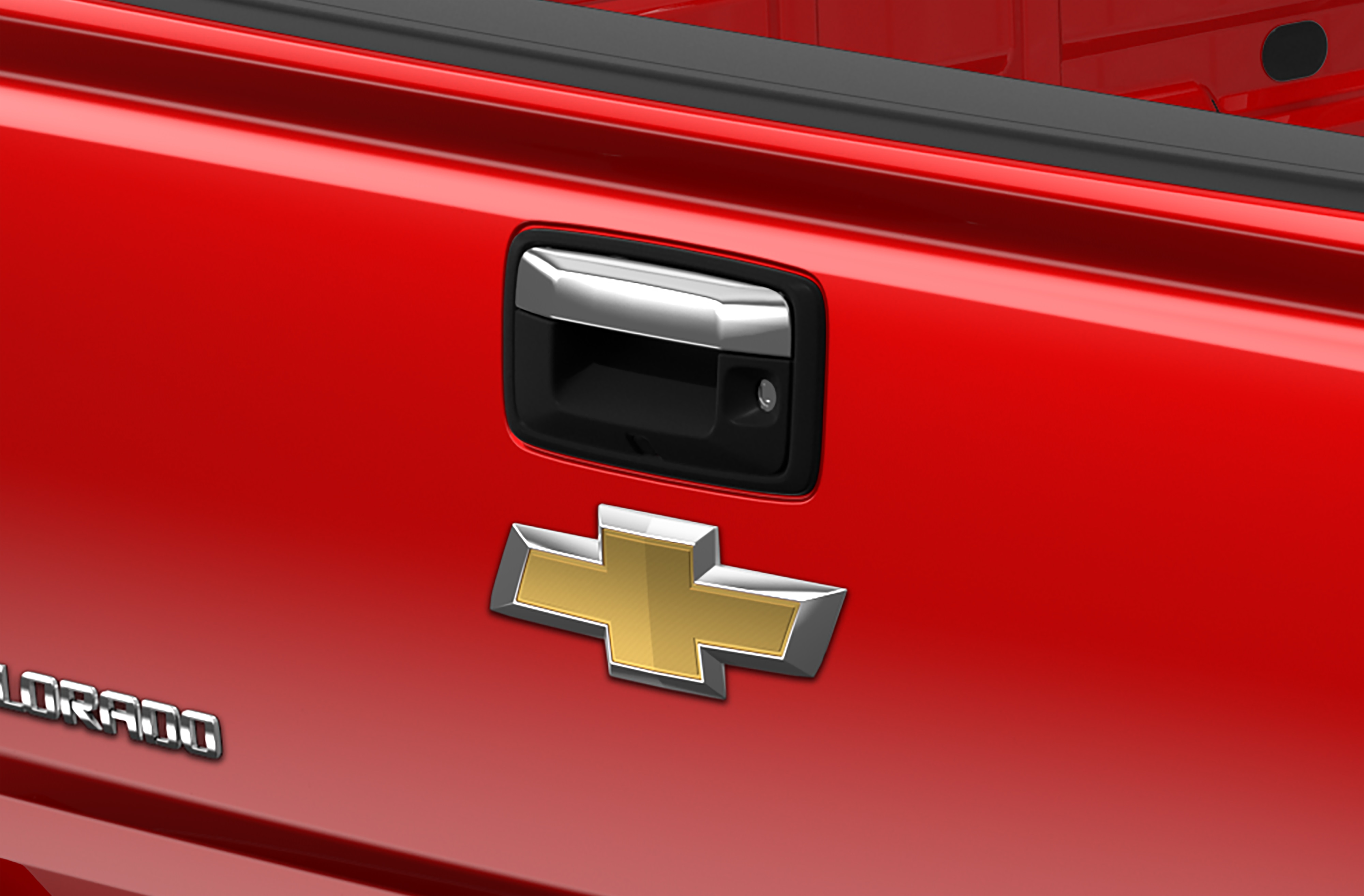 Tailgate Handle Assembly with Rearview Camera in Chrome