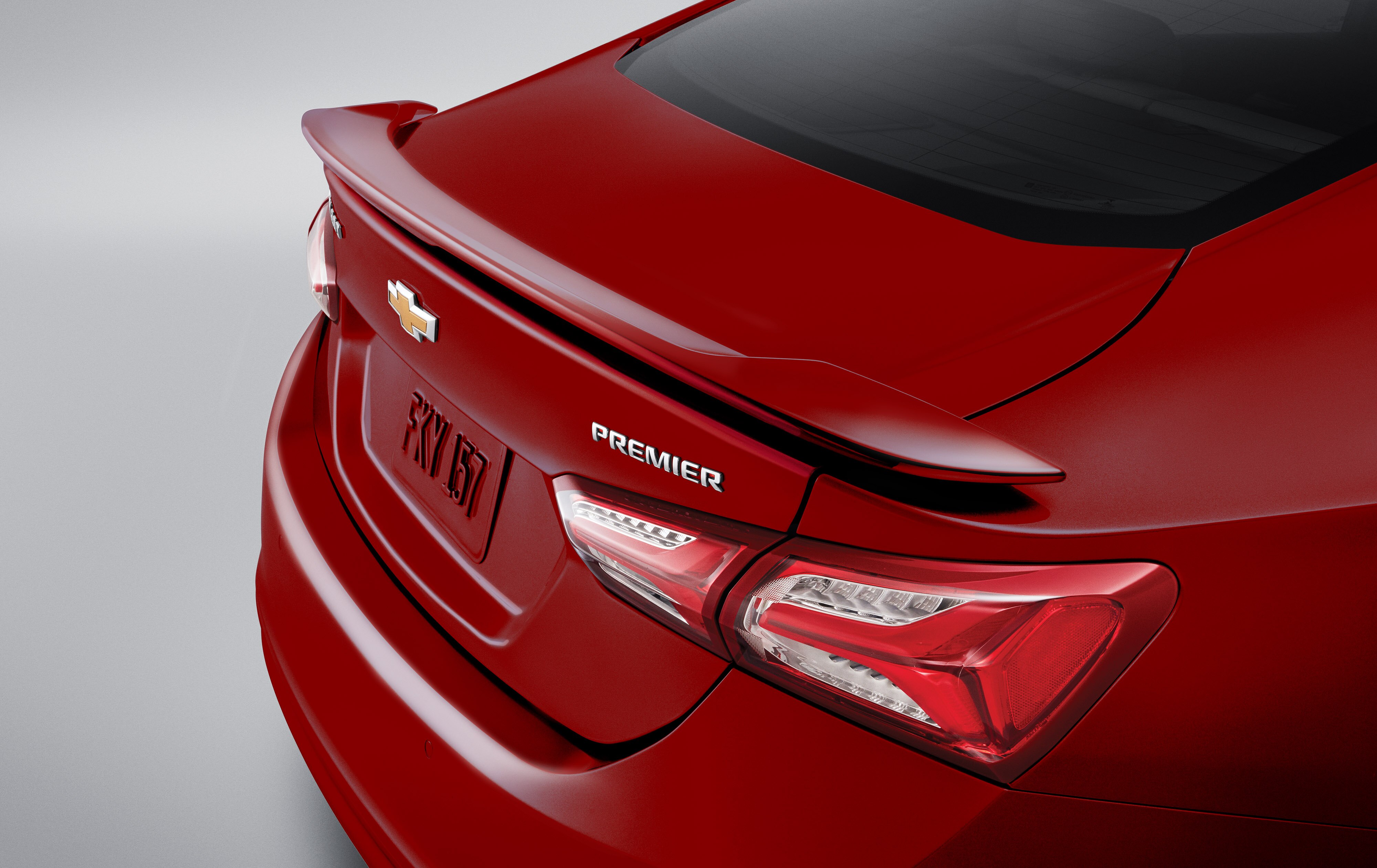 Flush-Mounted Spoiler Kit in Cajun Red Tintcoat