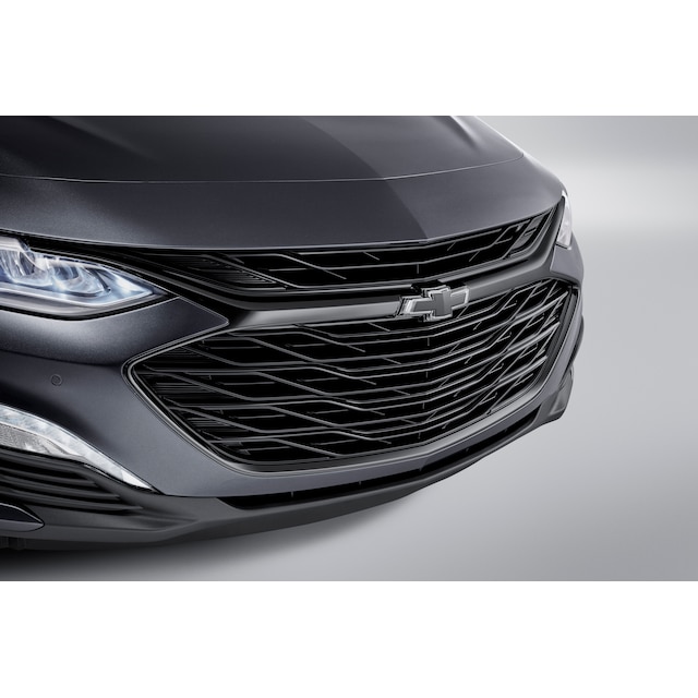 Grille in Black Mesh with Black Chrome Surround