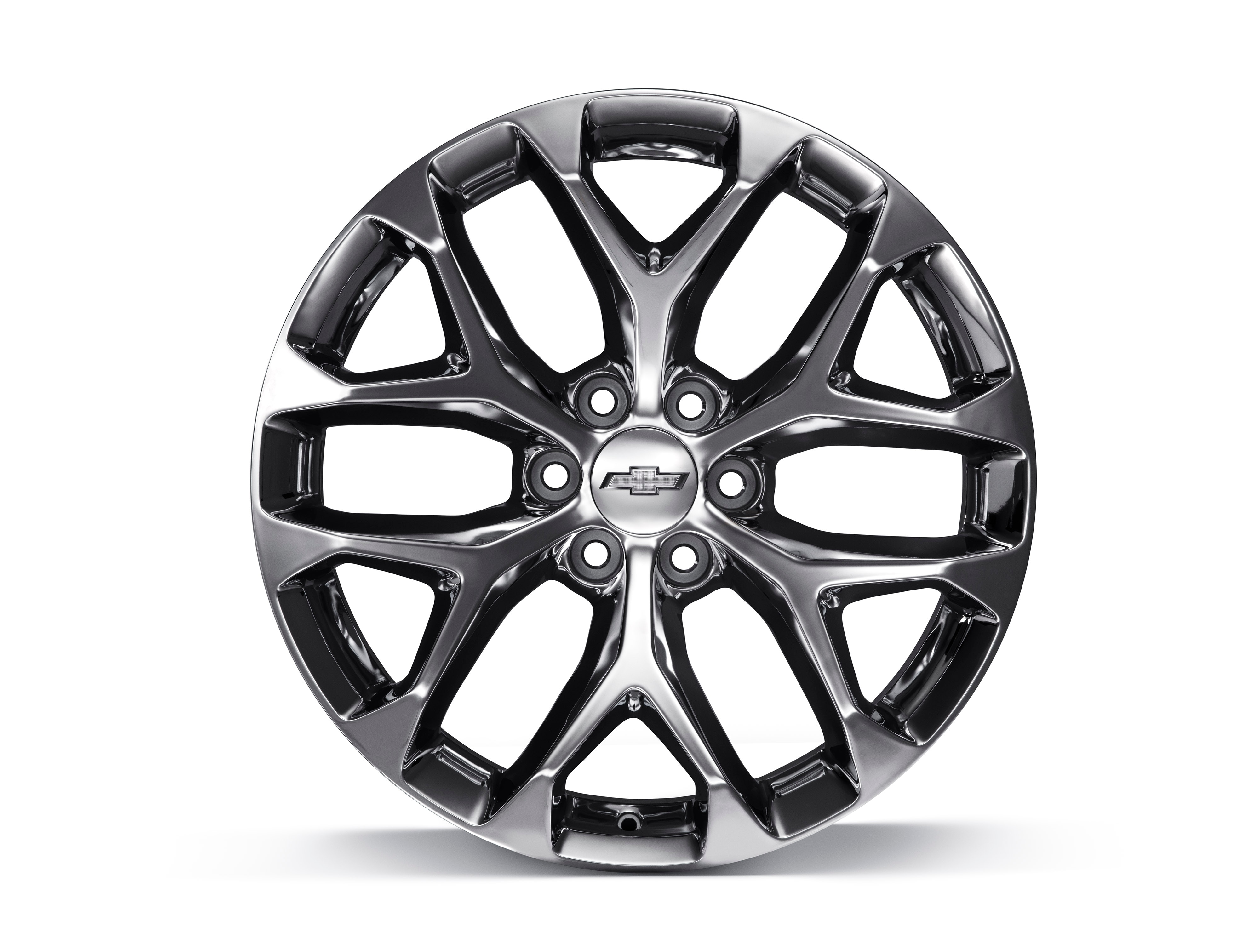 Chevrolet 22x9-Inch Aluminum 6-Split-Spoke Wheel in Chrome