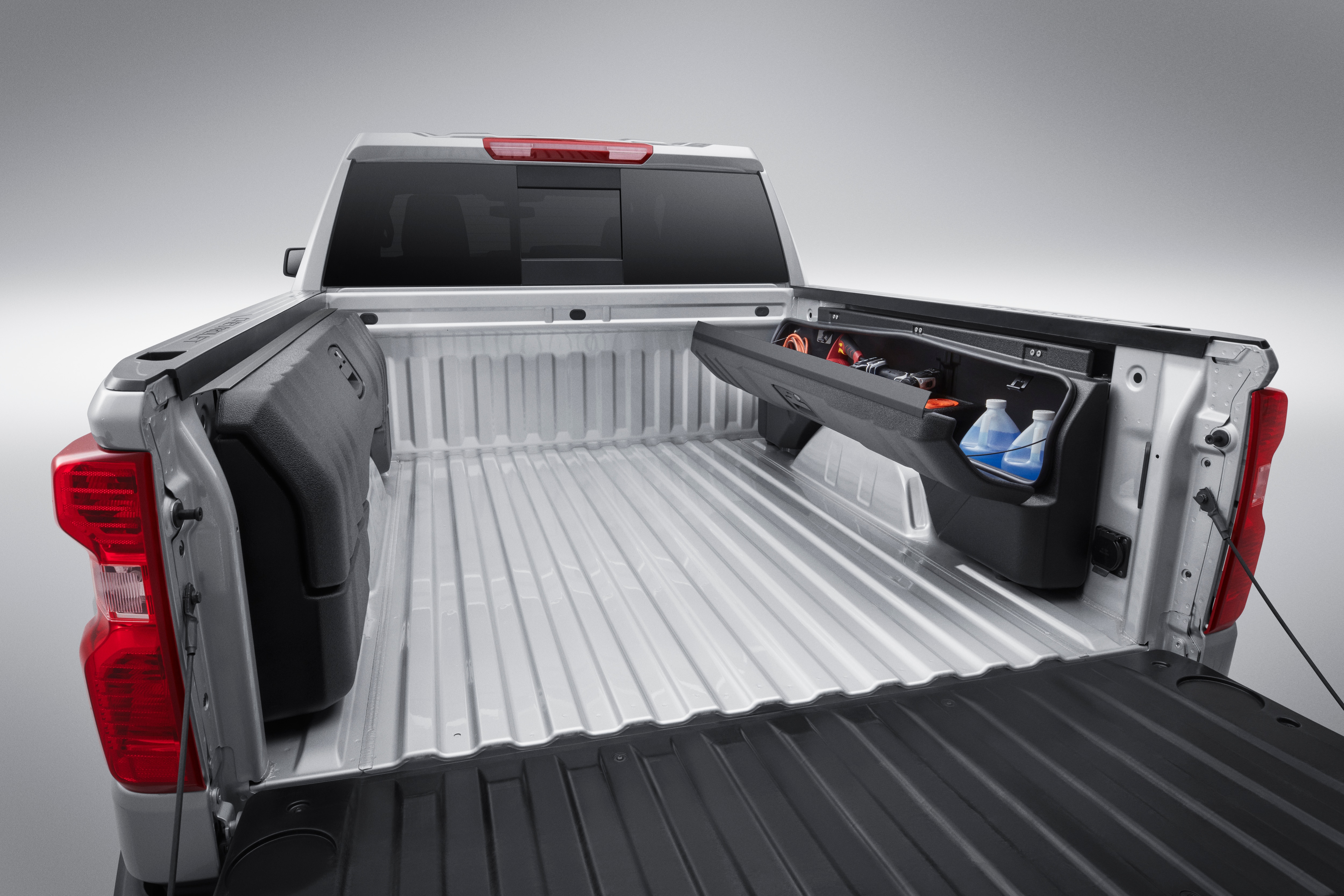 Chevrolet Standard Bed Side-Mounted Bed Storage Box in Black