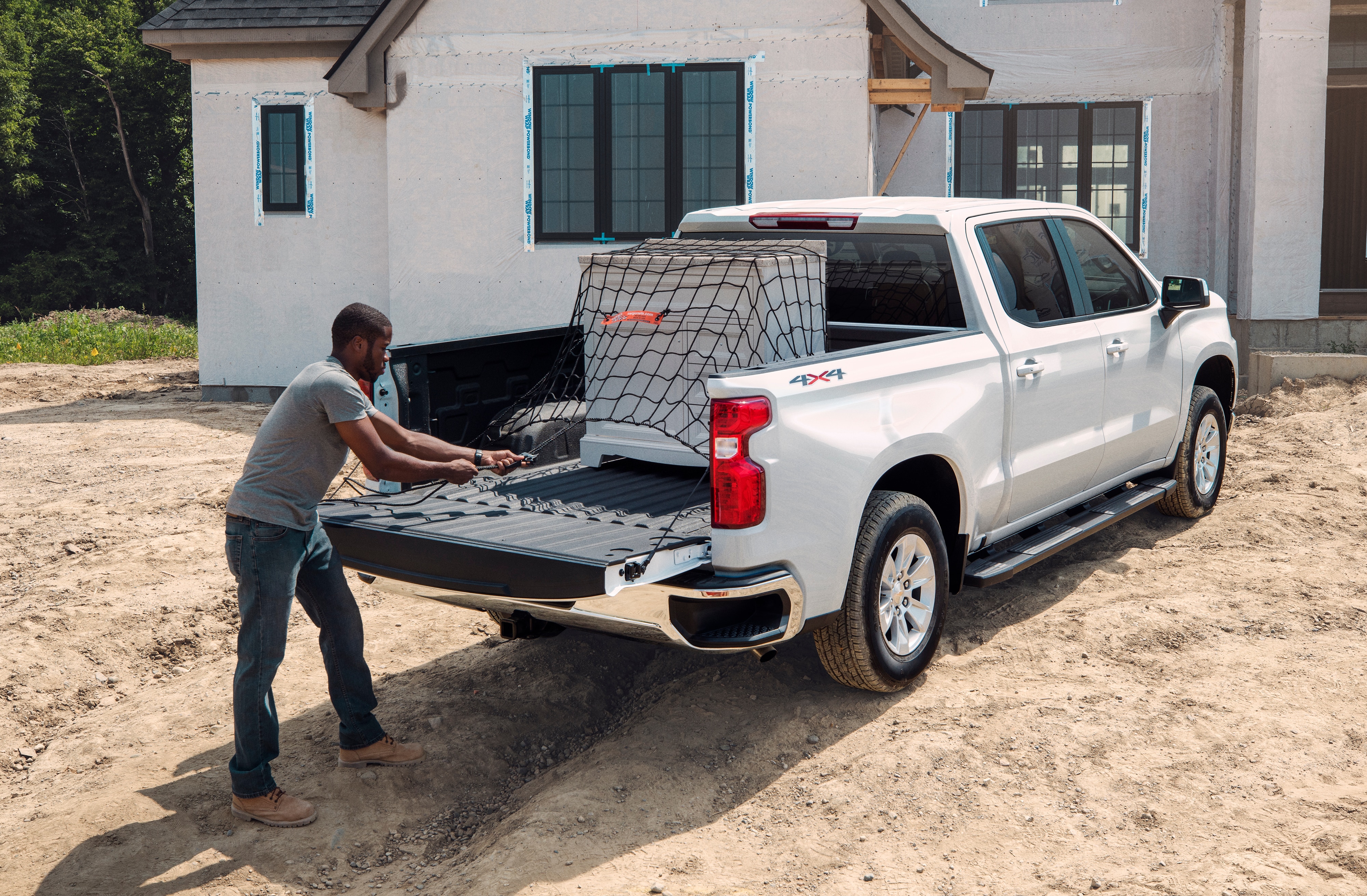 8-Foot Bed Cargo Net by LoadTamer™ - Associated Accessories