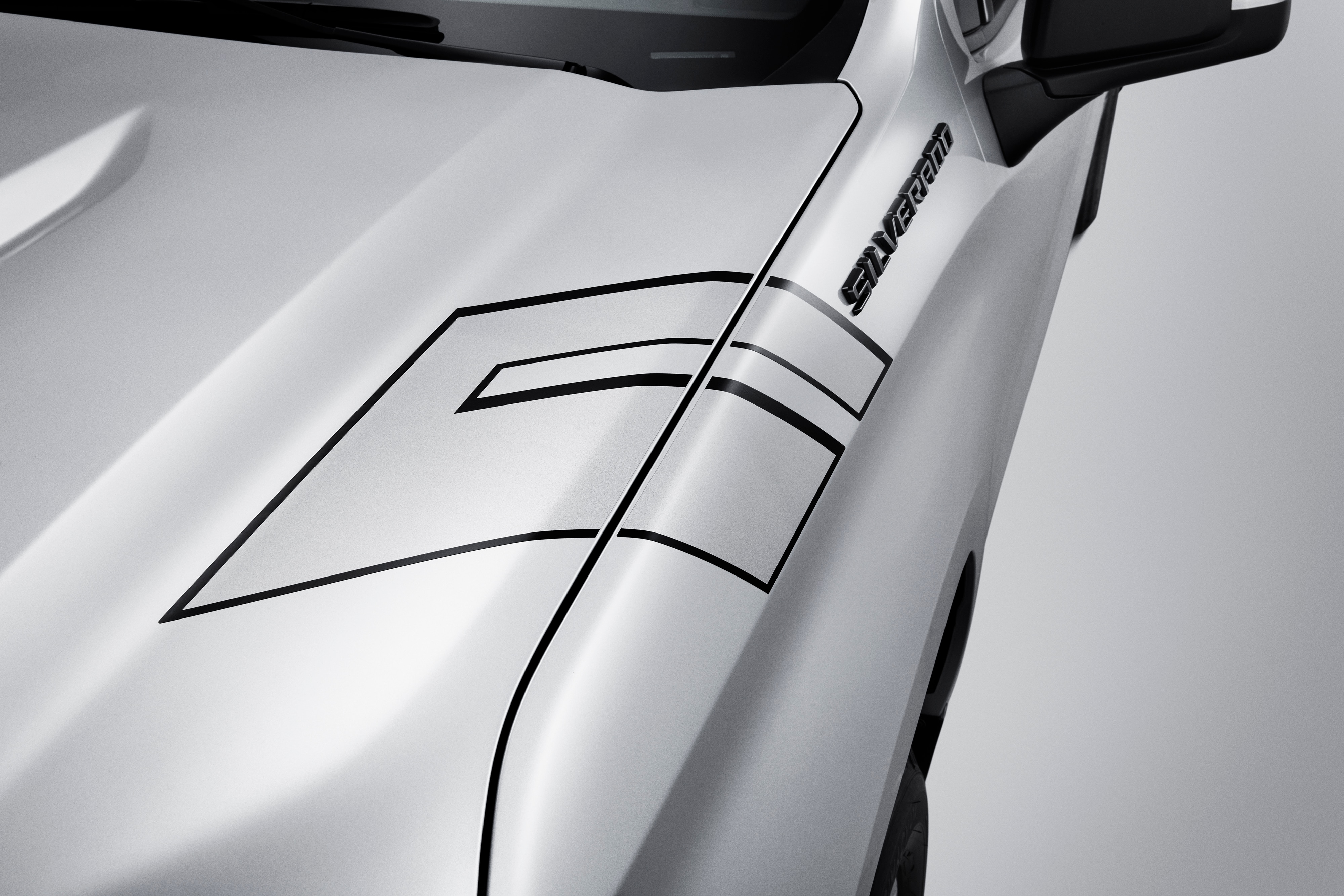Fender Hash Mark Decal Package in Silver with Black Outline