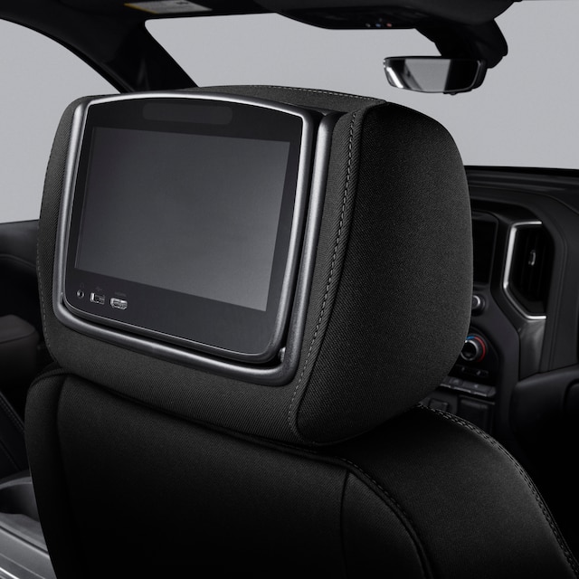 Rear-Seat Infotainment System with DVD Player in Jet Black Cloth