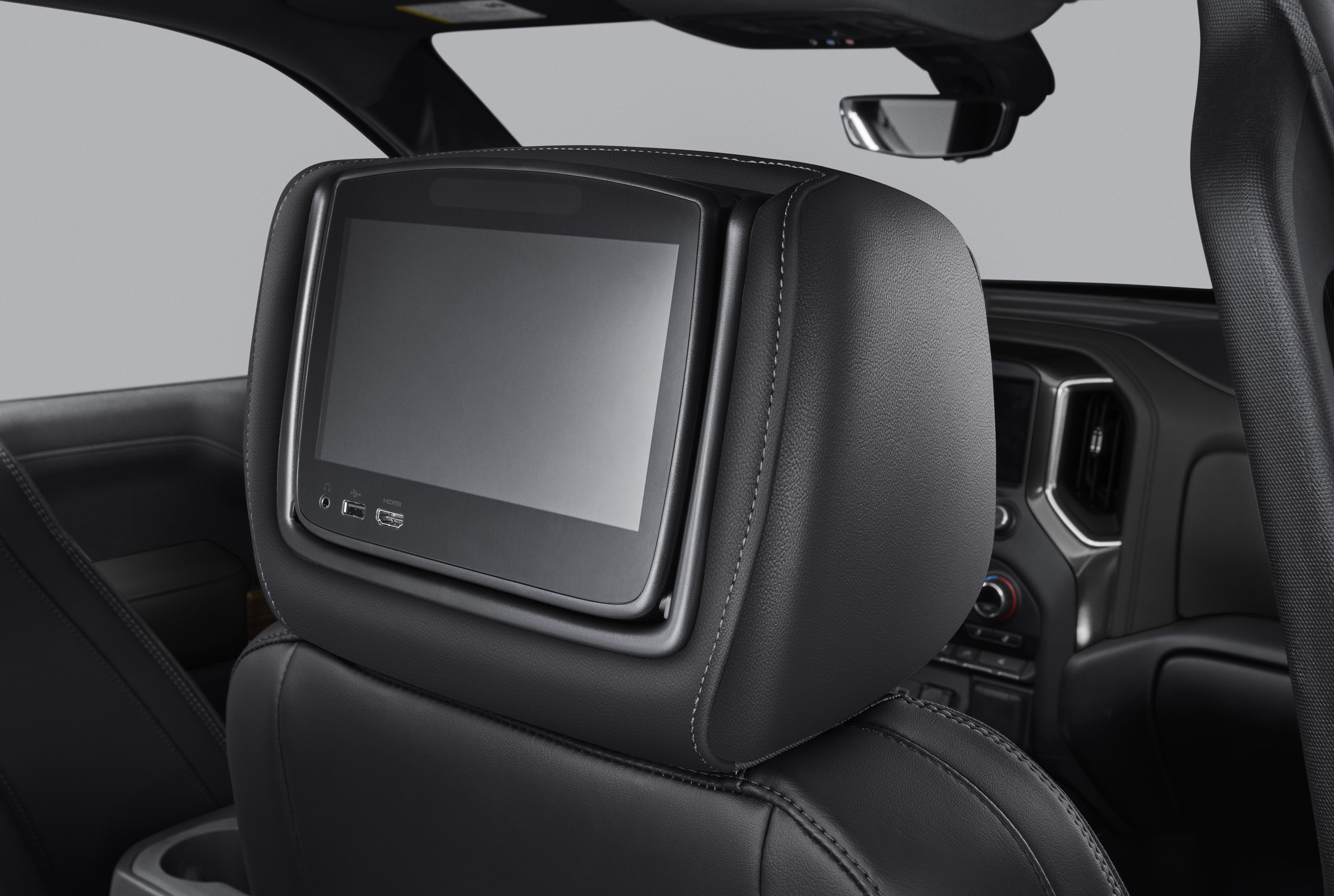 Rear-Seat Infotainment System with DVD Player in Black Vinyl