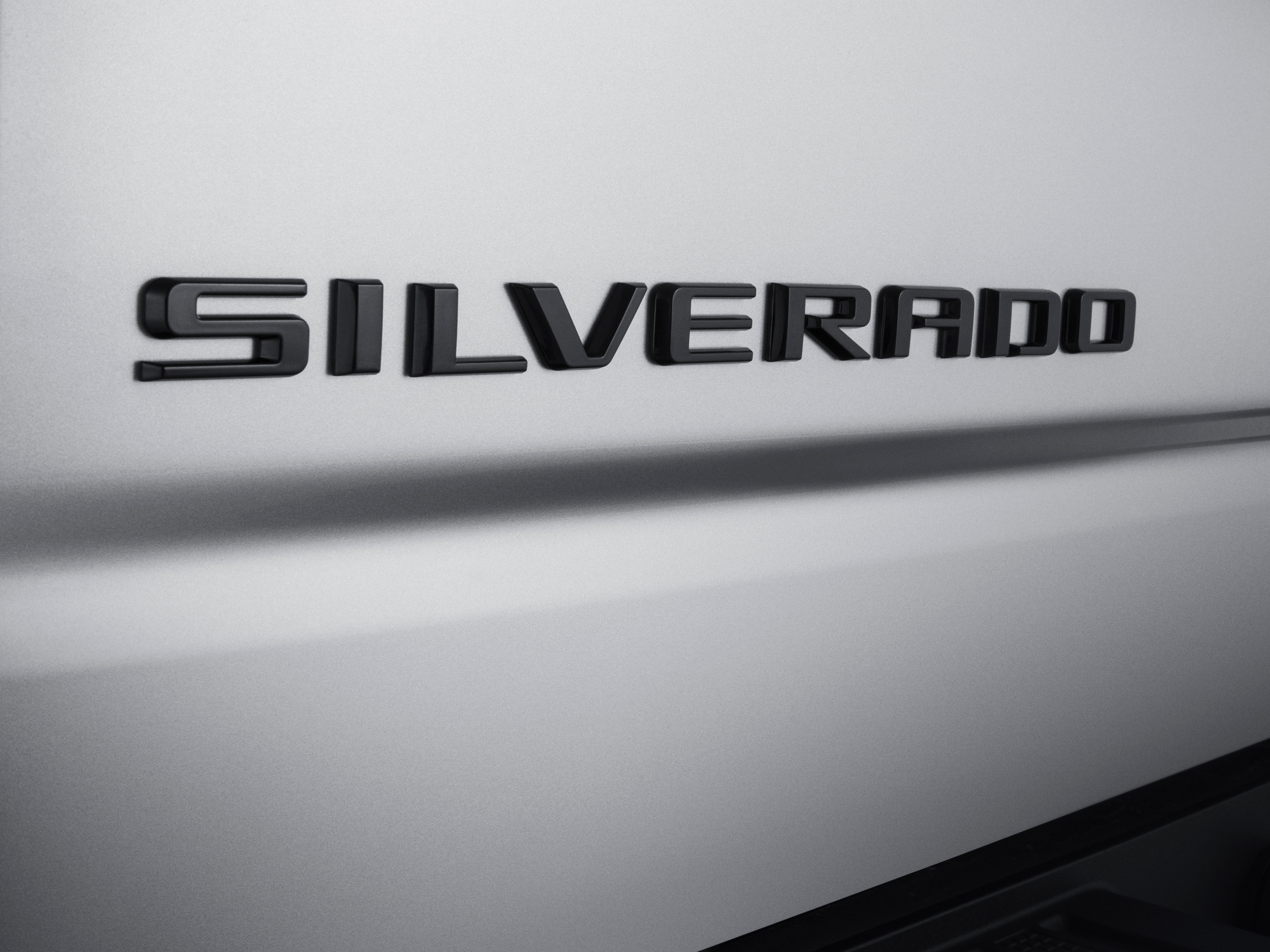 Silverado WT Emblems in Black
