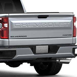 Silverado Custom Emblems in Black