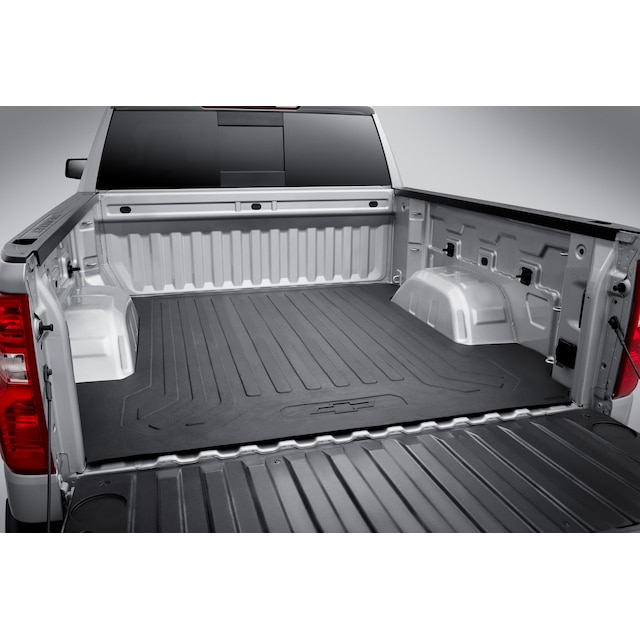 Bed Mat in Black with Bowtie Logo for Long Bed Models