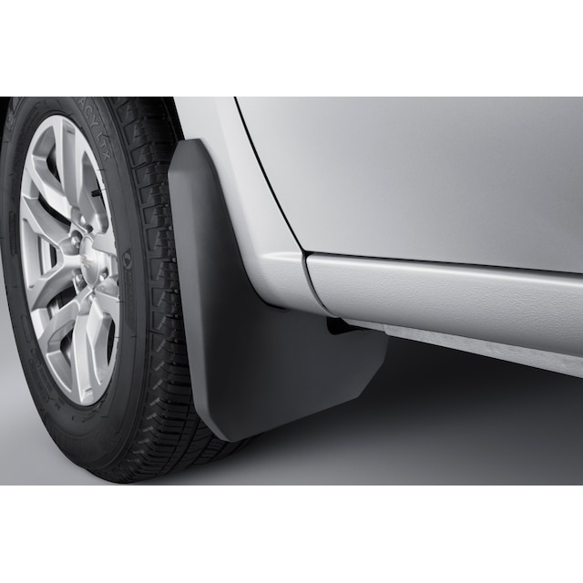 Front Splash Guards in Black
