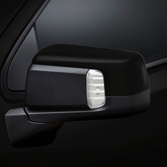 Outside Rearview Mirror Covers in Black