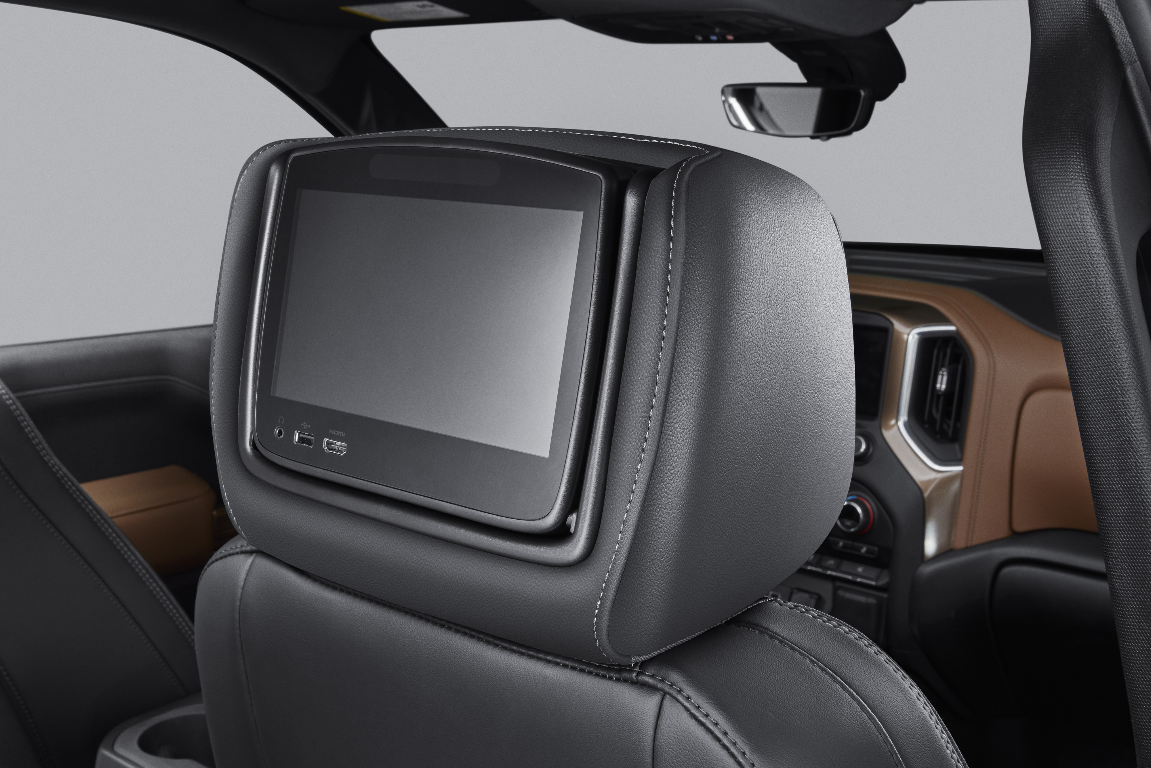 Rear-Seat Infotainment System with DVD Player in Jet Black Leather (for High Country Models)