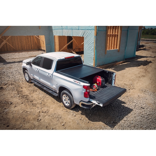Standard Bed Embark Poly Retractable Truck Bed Cover in Black by Advantage® - Associated Accessories