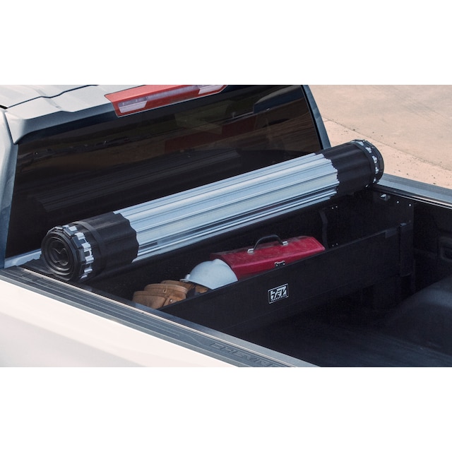 Long Bed Hard Rolling Truck Bed Cover in Black by Advantage® - Associated Accessories