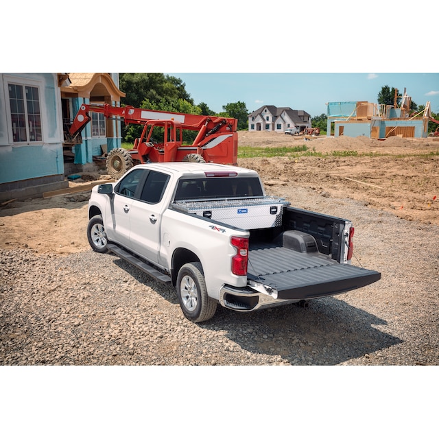 Cross Bed Secure Lock Crossover Aluminum Tool Box with Twist Handles and Rails Bright Chrome by UWS® - Associated Accessories