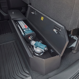 Under Rear Seat Lockbox with Three-Digit Combination Lock by Tuffy Security Products® - Associated Accessories/