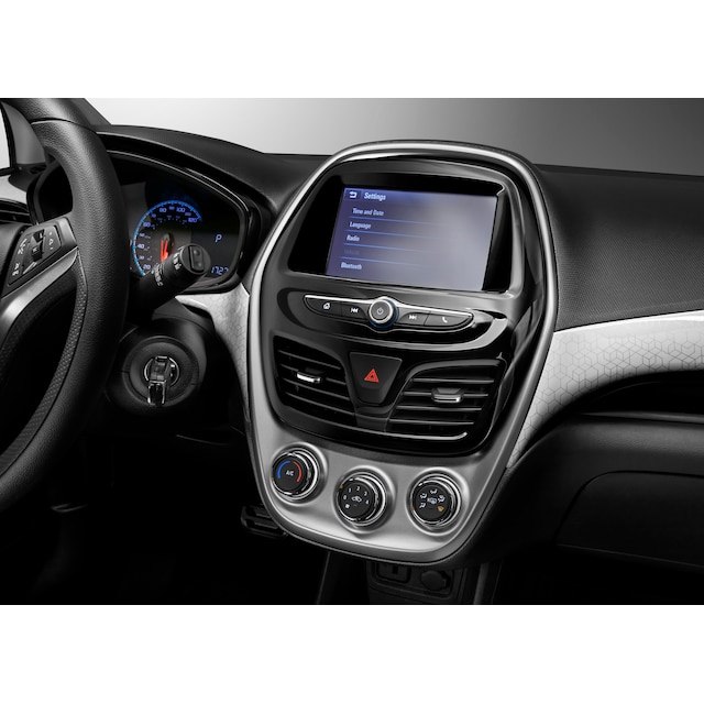 Instrument Panel Trim Plate in Piano Black with Chrome Accents