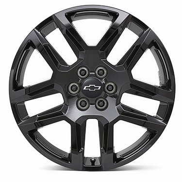 20 x 8-Inch 5-Split-Spoke Wheel Package in Gloss Black