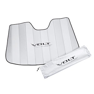 Front Sunshade Package in Silver with Volt Script