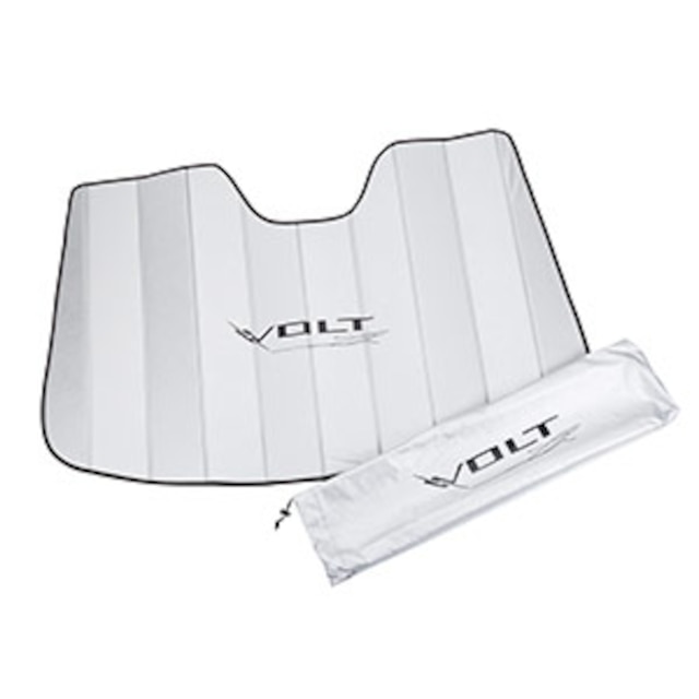 Front Sunshade Package in Silver with Volt Script