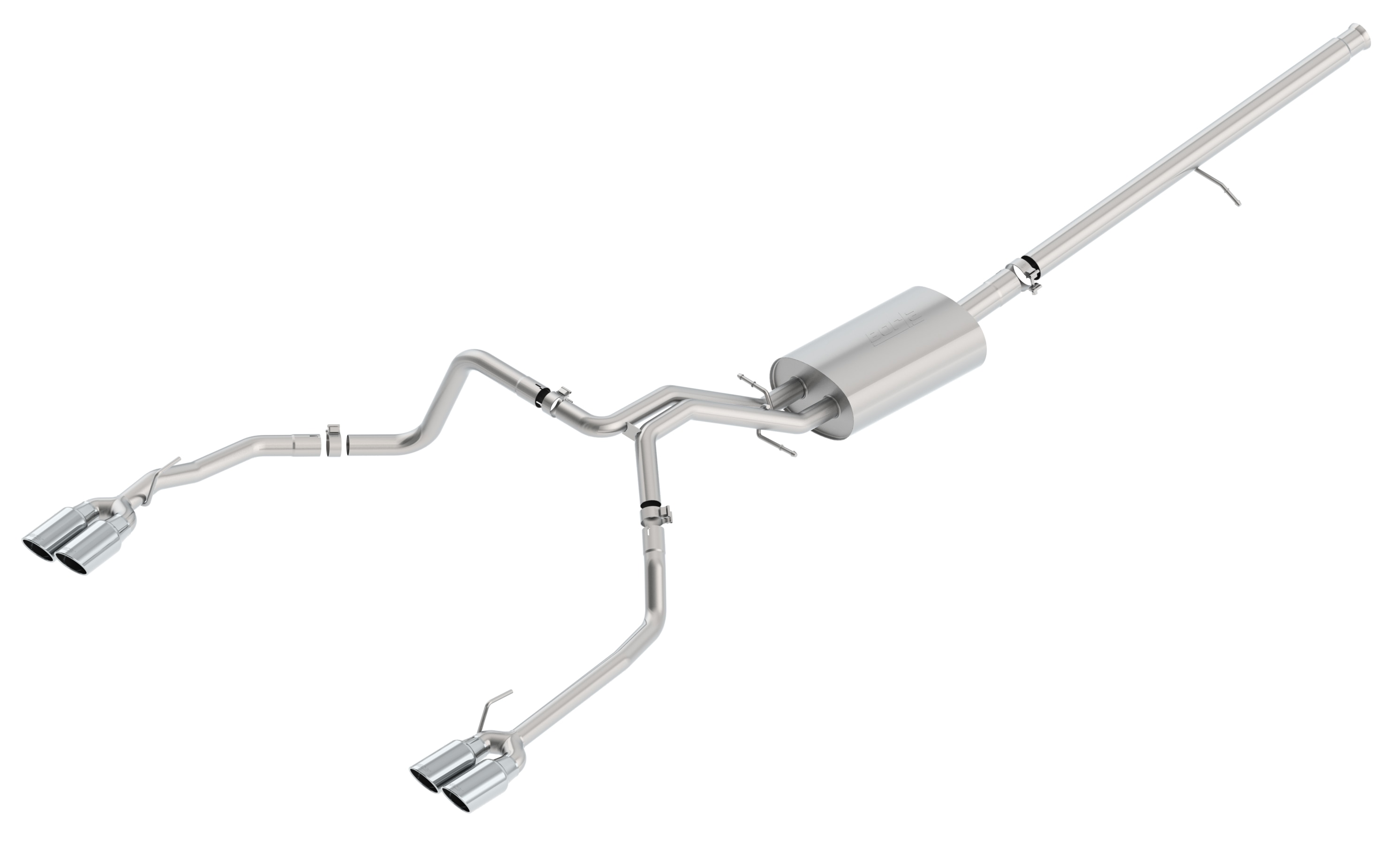 Chevrolet 6.2L Cat-Back Dual-Split Rear-Exit Through-the