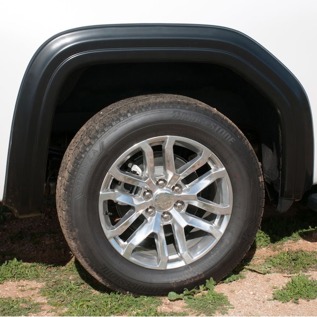 Front and Rear Black Paintable Rugged Look Fender Flares Not for use with Dual Rear Wheel by EGR® - Associated Accessories