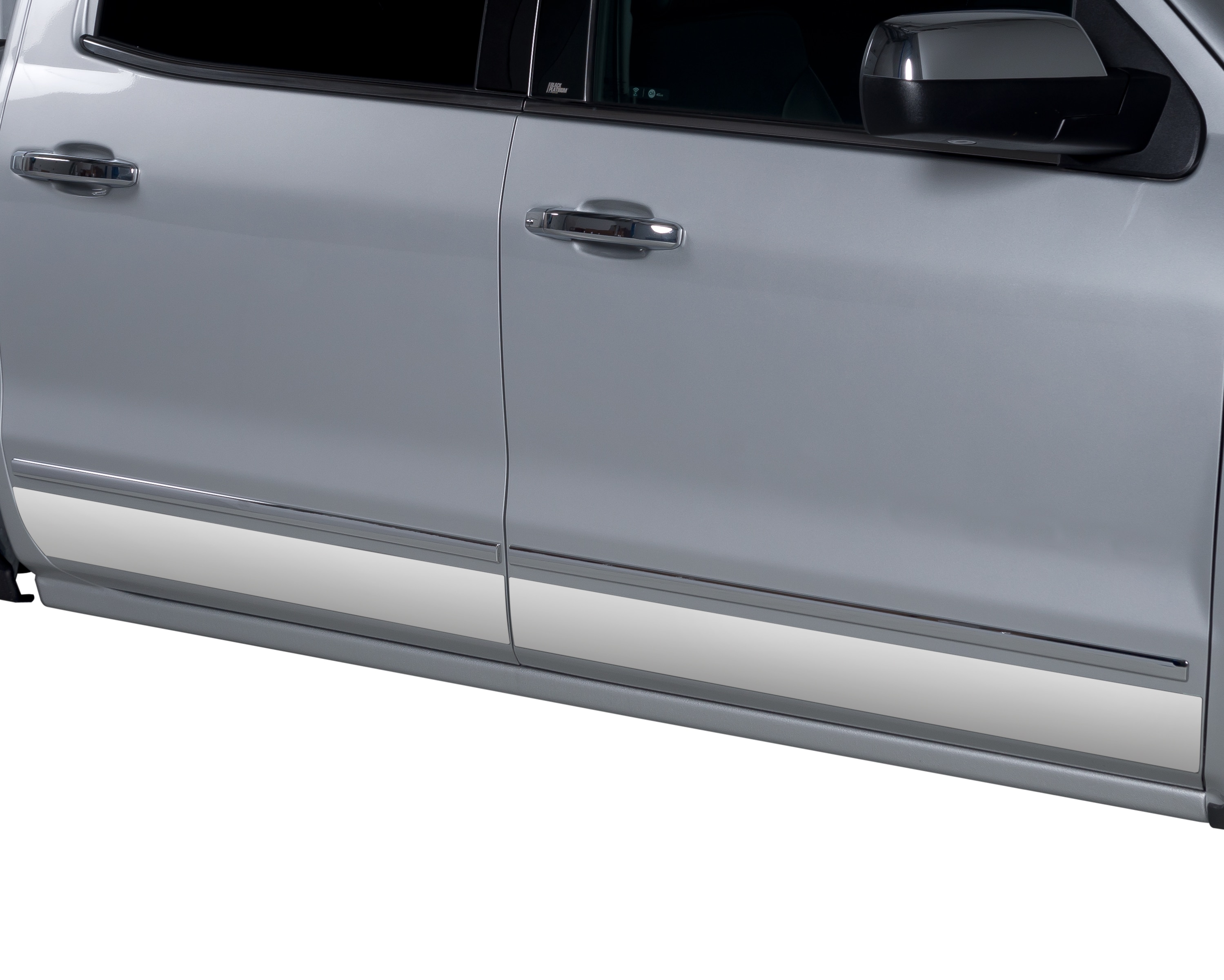 Regular Cab Stainless Steel Rocker Panels by Putco® - Associated Accessories