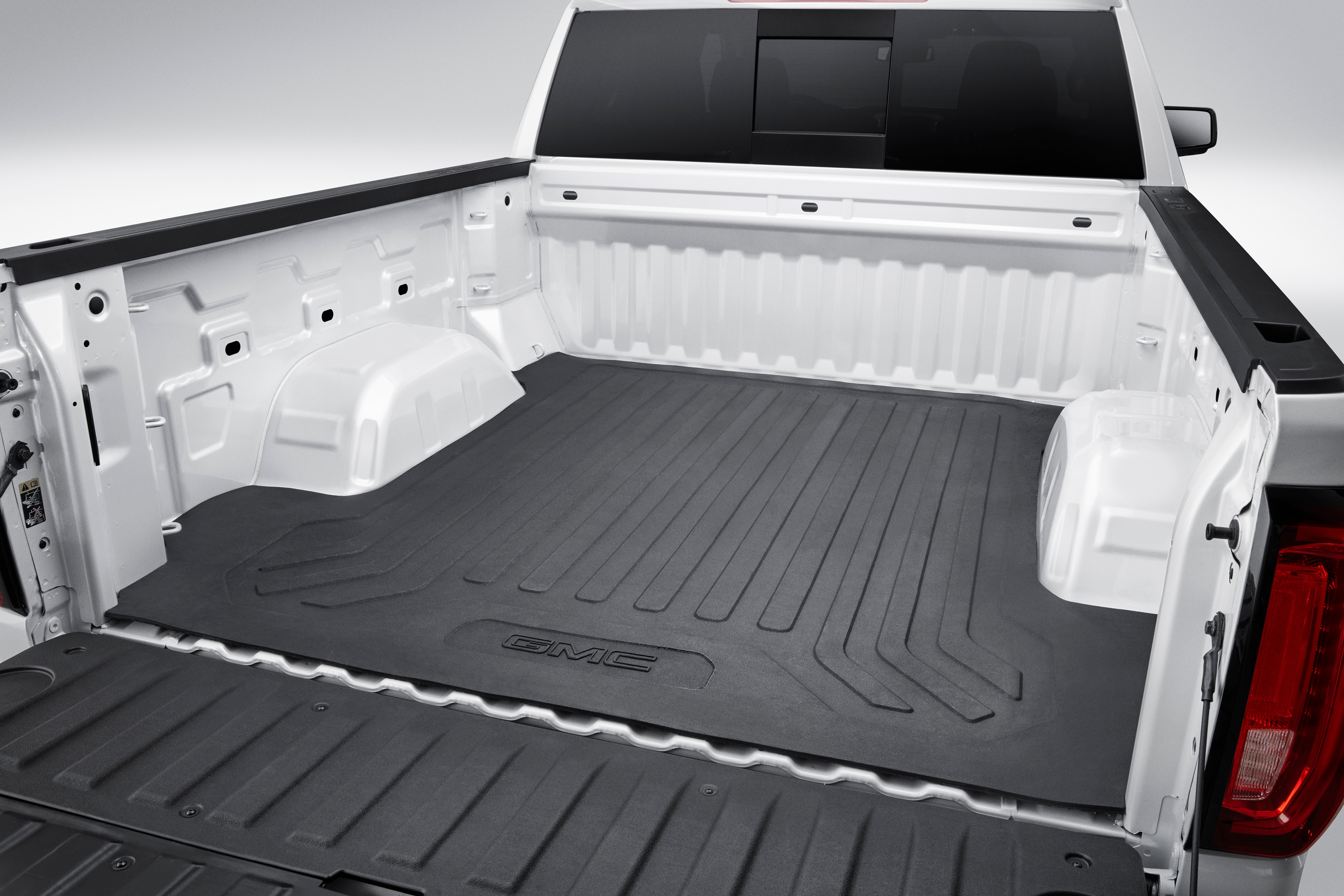 Bed Mat in Black with GMC Logo for Long Bed Models