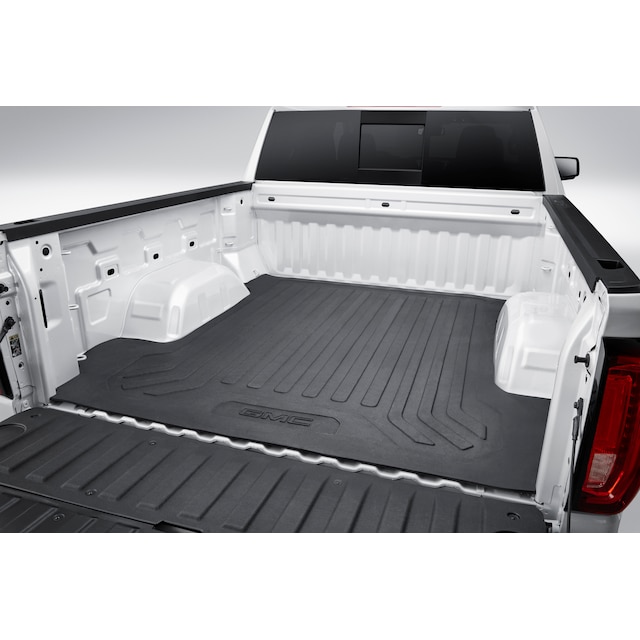Bed Mat in Black with GMC Logo for Standard Bed Models