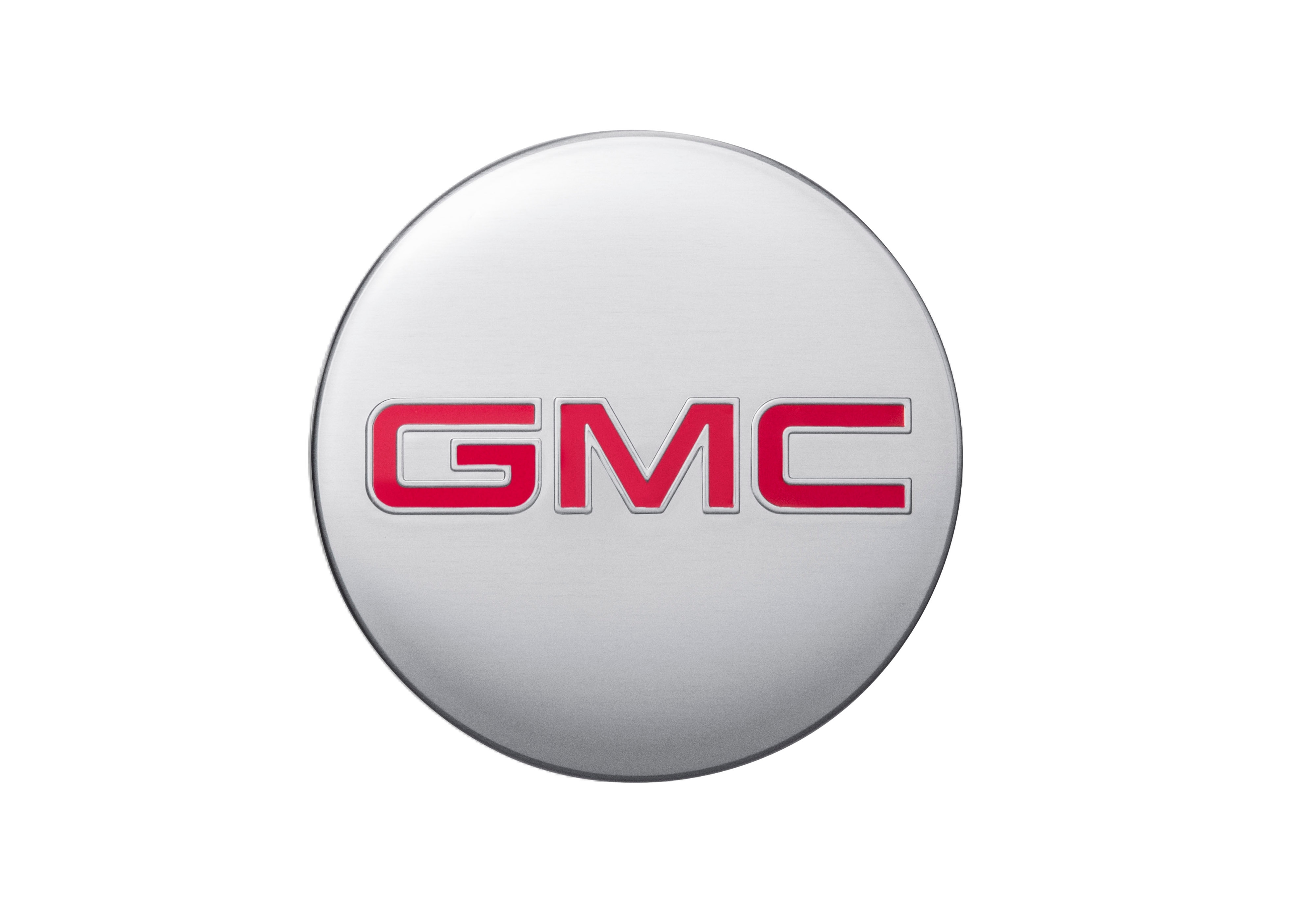 Center Cap in Bright Aluminum Finish with GMC Logo