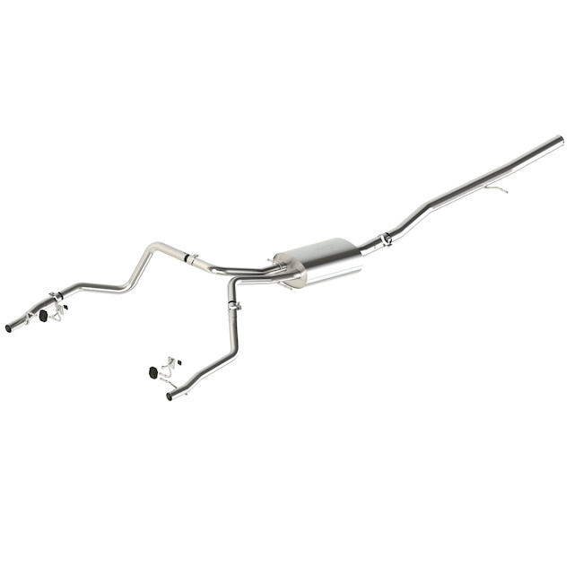 5.3L Cat-Back Dual-Split Rear-Exit Under-the-Bumper Exhaust Upgrade System for Short Wheel Base Models by Borla® - Associated Accessories