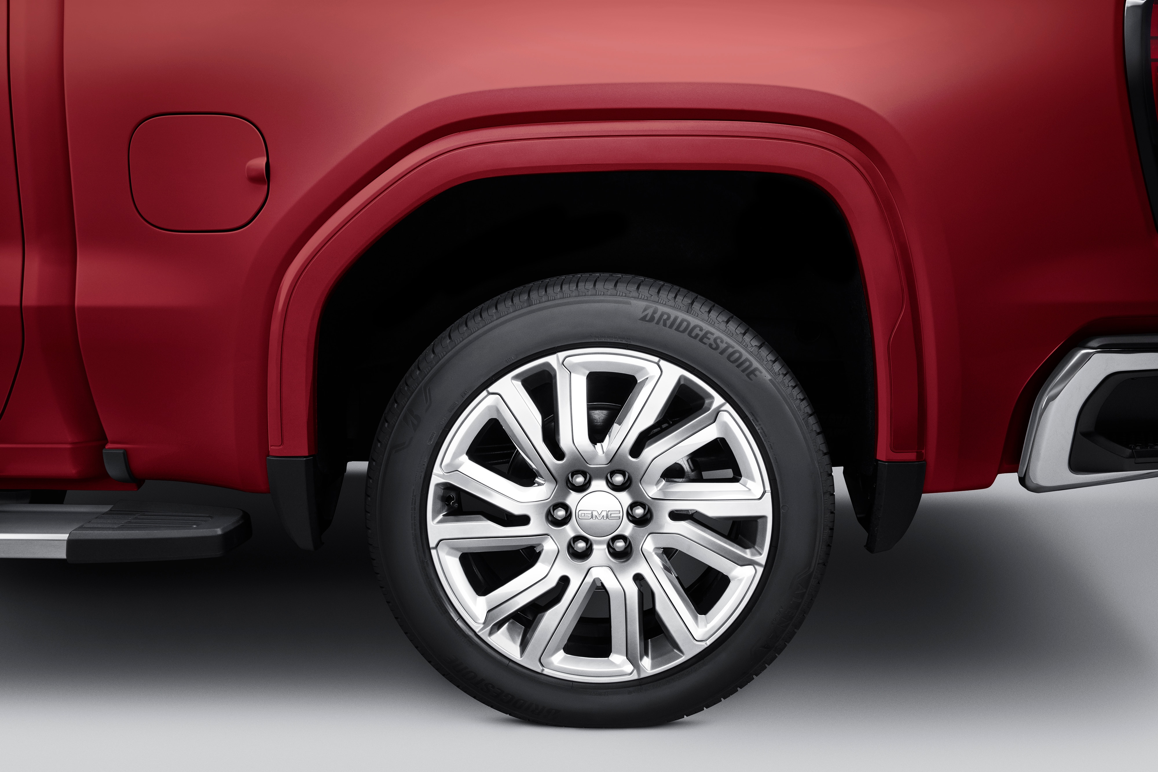 Front and Rear Fender Flare Set in Volcanic Red Tintcoat