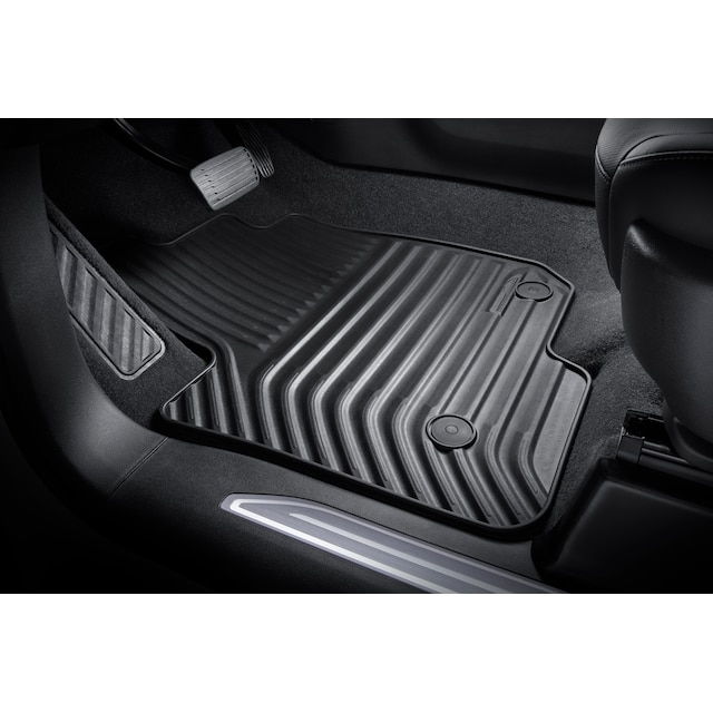 Double Cab First- and Second-Row Premium All-Weather Floor Mats in Atmosphere