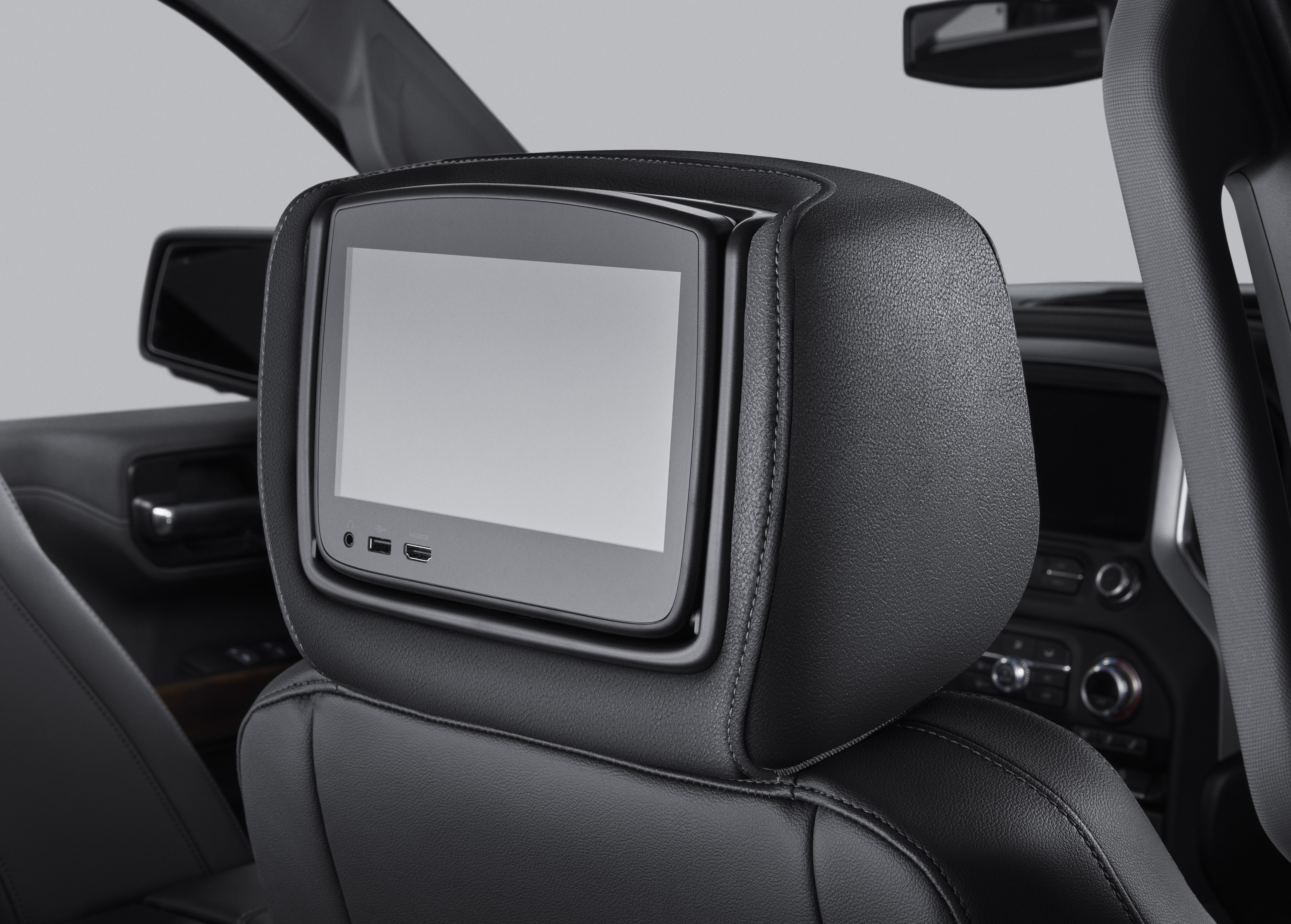 Rear Seat Infotainment System with DVD Player in Jet Black Vinyl