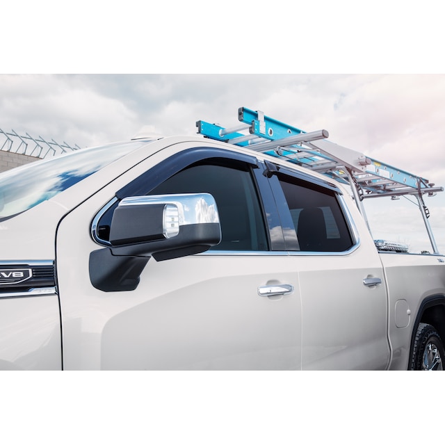 Tape-On Side Window Deflector in Dark Smoke by EGR® - Associated Accessories
