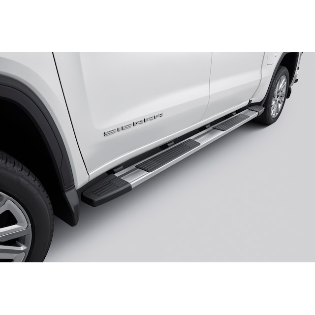 Crew Cab Standard Bed 6-Inch Rectangular Wheel-to-Wheel Assist Steps in Chrome