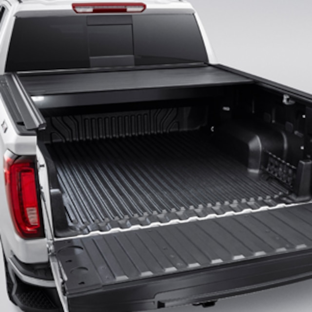 Standard Bed Embark Power Max Retractable Truck Bed Cover in Black by Advantage® - Associated Accessories