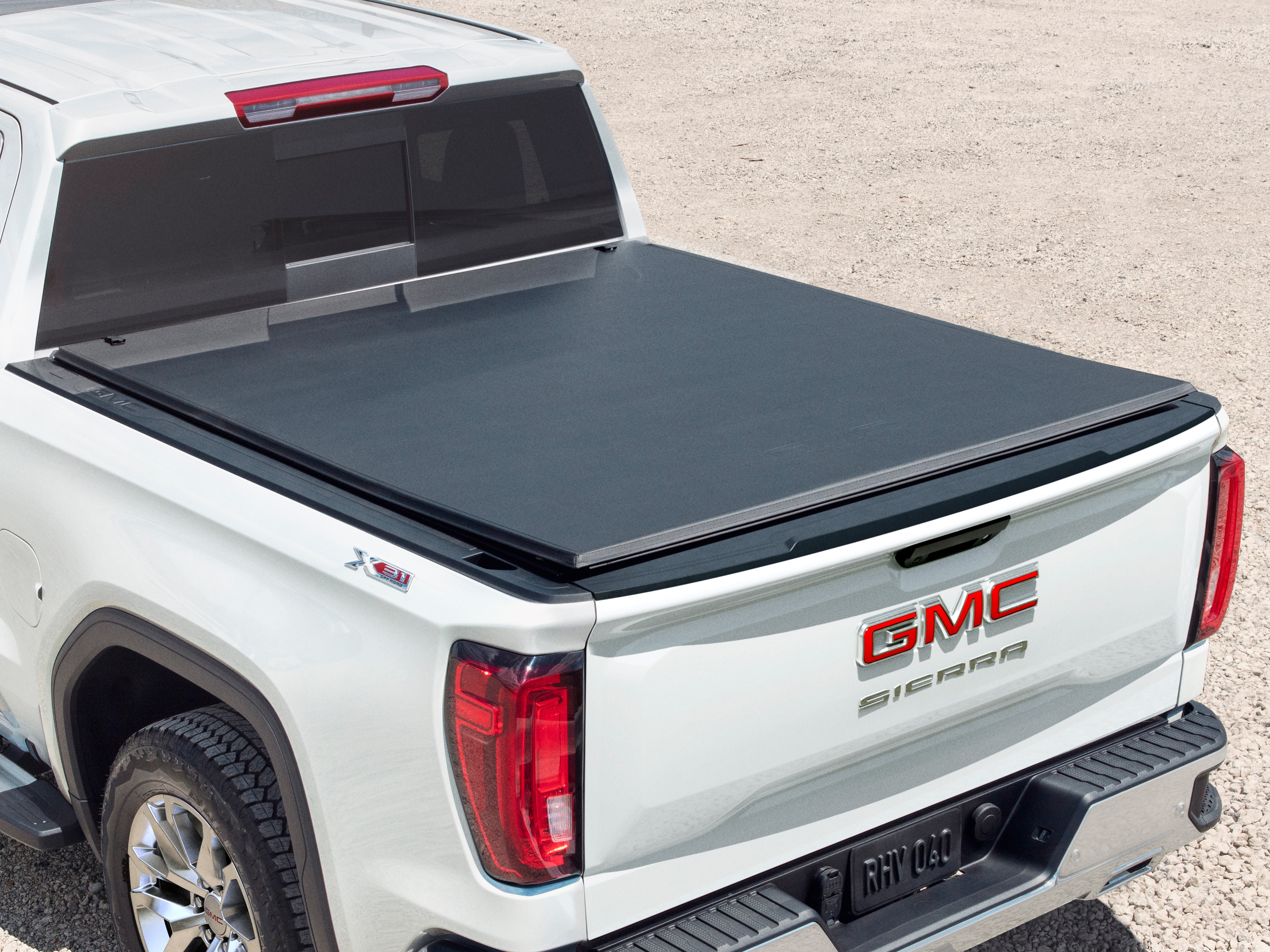 Standard Bed Soft Roll-Up Truck Bed Cover with GMC Logo