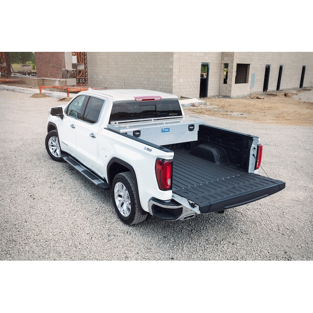 Cross Bed Secure Lock Crossover Aluminum Tool Box with Twist Handles and Rails Bright Chrome by UWS® - Associated Accessories