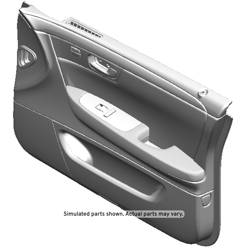 GM Genuine Parts Light Titanium Front Passenger Side Door Trim