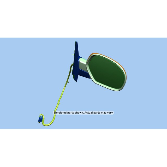 GM Genuine Parts Primed Passenger Side Mirror