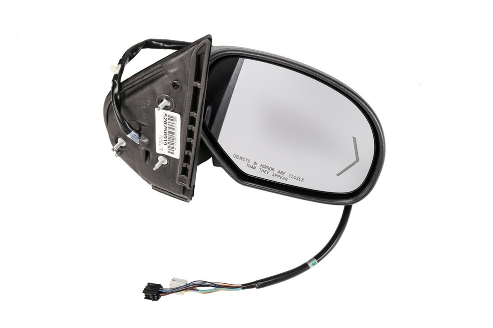 GM Genuine Parts Black Passenger Side Door Mirror