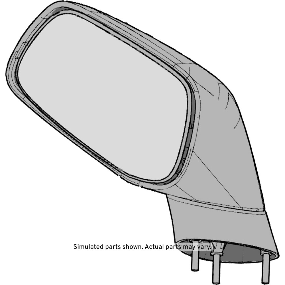 GM Genuine Parts Primed Passenger Side Mirror