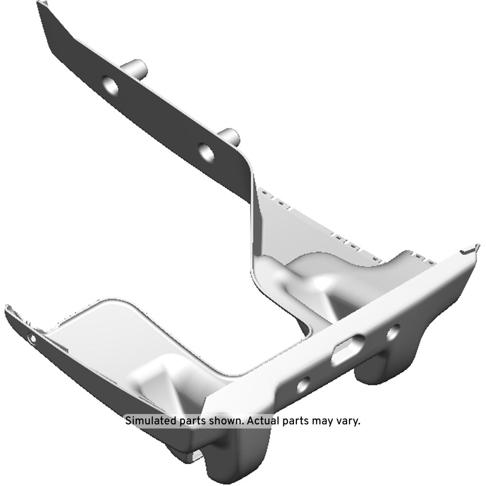 GM Genuine Parts Cocoa Rear Passenger Side Seat Cushion Trim Panel