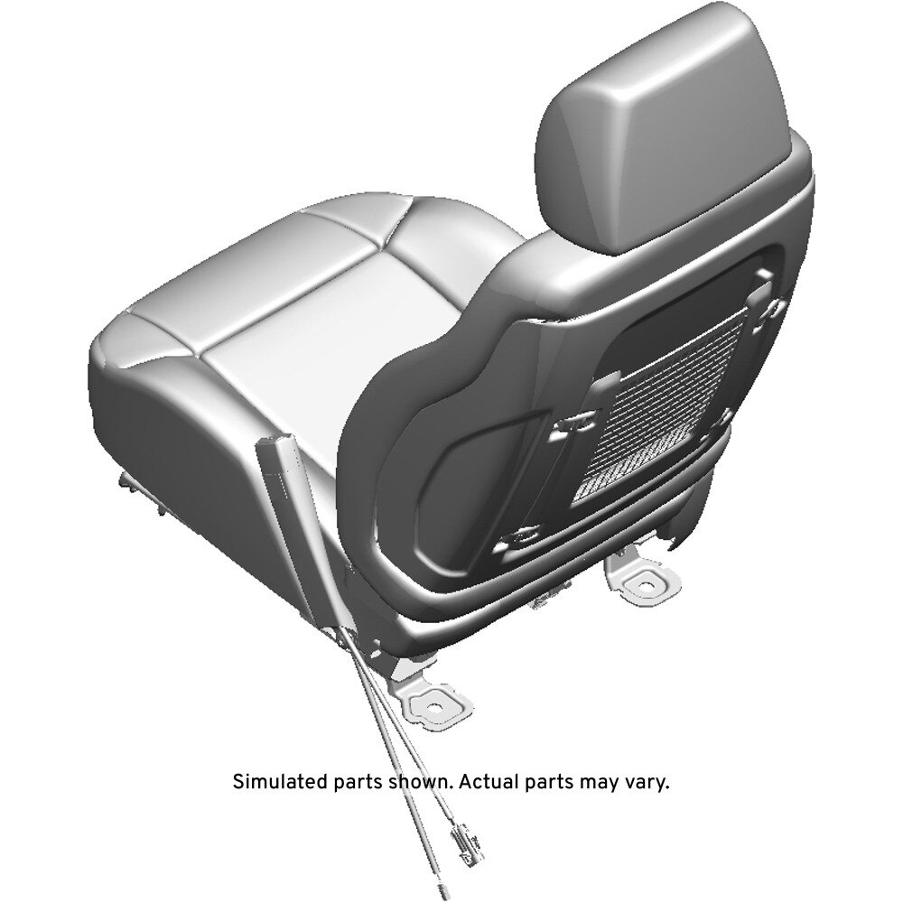 GM Genuine Parts Victory Red Passenger Seat